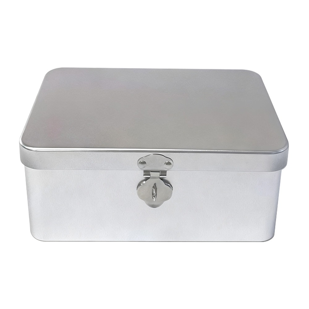 Medicine Cabinet Lock - ファッションスタイル大型収納ボックス金属素材プライベートストレージパスワードロックボックスパスワードロックデスクトップオーガナイザーオフィス使用