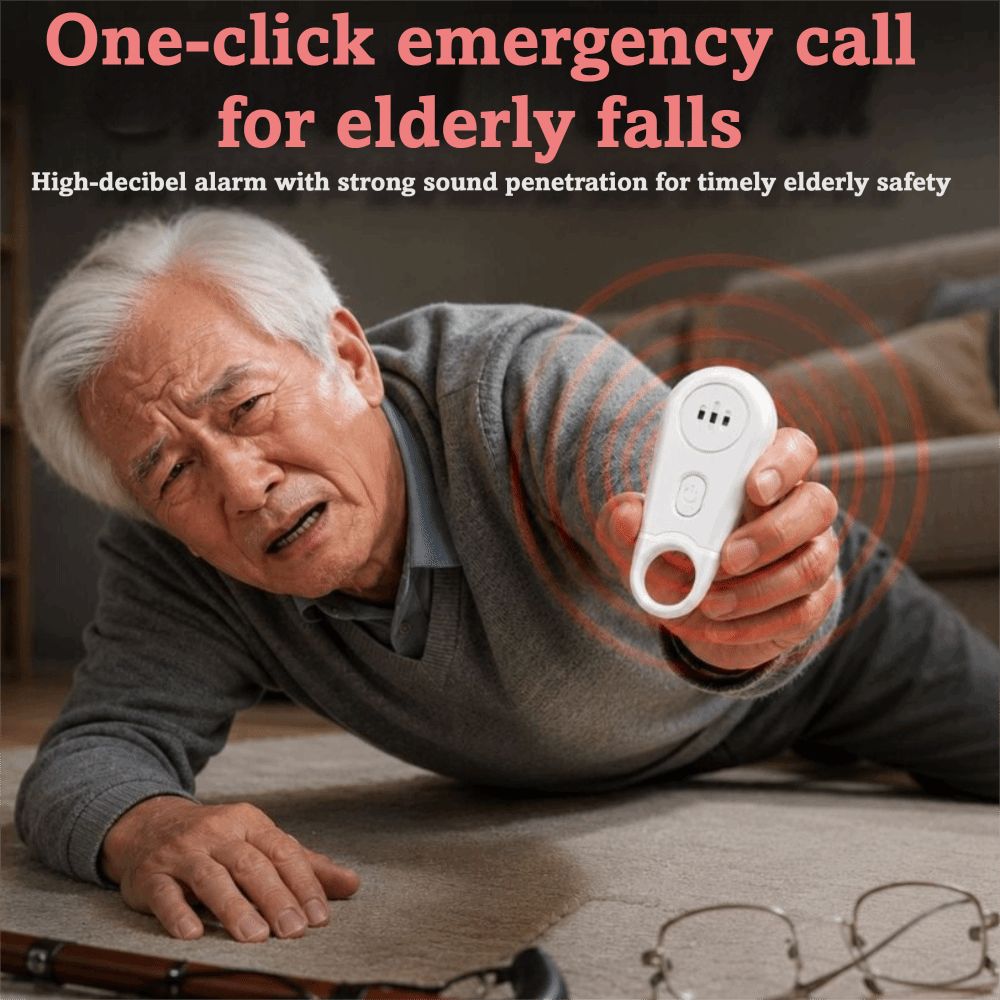 Personal Alarm Keychain - ポータブル個人用安全警報器 大音量サイレン 高デシベルキーホルダー警報器 大音量で叫ぶ 軽量緊急警報器 アンチアタック
