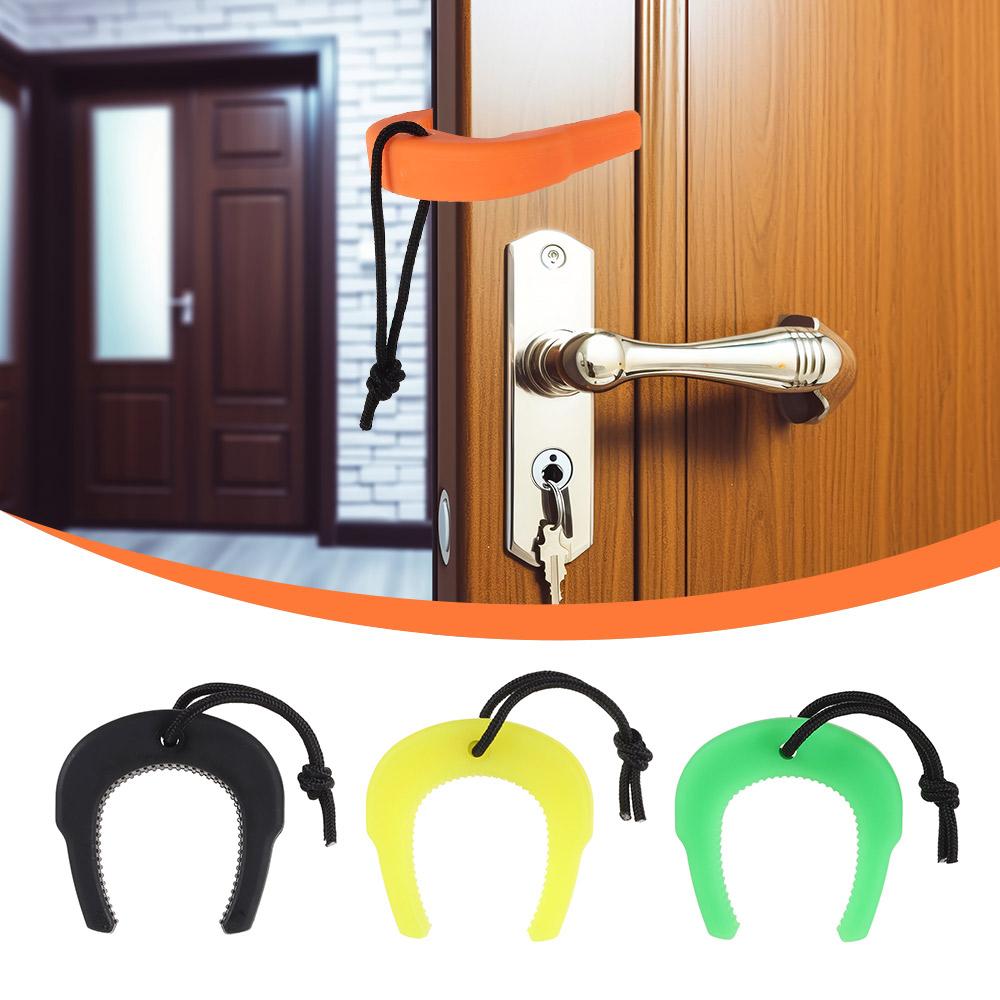Door Stop Alarm - 耐久性のあるゴム製ドアジャム消防士用ギアウェッジゴム製ドアストッパー使いやすいドアストップアラームドア