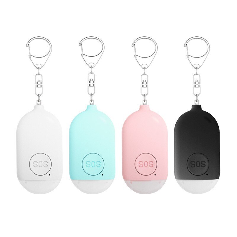 Personal Alarm Keychain - 子供、高齢者、女性向け緊急SOS個人用アラーム、護身用キーホルダー-パニックボタンまたはプルピンアラートデバイス、130dB大音量安全装置