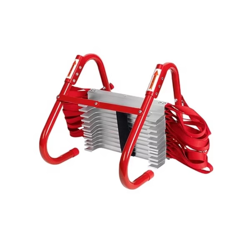 Fire Escape Ladder - アルミ製携帯用14段火災緊急脱出用クライミングレスキューセーフティラダー