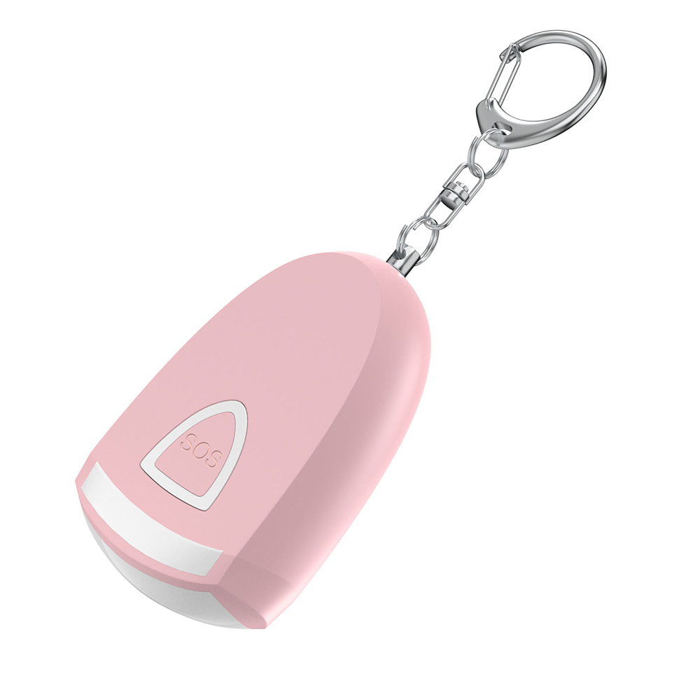 Personal Alarm Keychain - パーソナルアラームキーホルダー 光付き充電式 女性用自己防衛アンチアタックセキュリティサイレン 屋外ポータブルキーホルダーアラーム