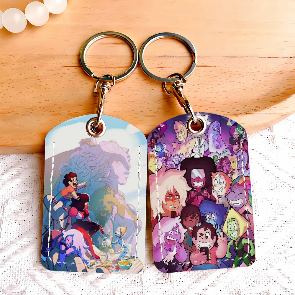 Lockbox Key Secure - 漫画スティーブン U-Universe カードホルダーキーホルダーキーリングドアロックアクセス保護ケースセキュリティギフト用