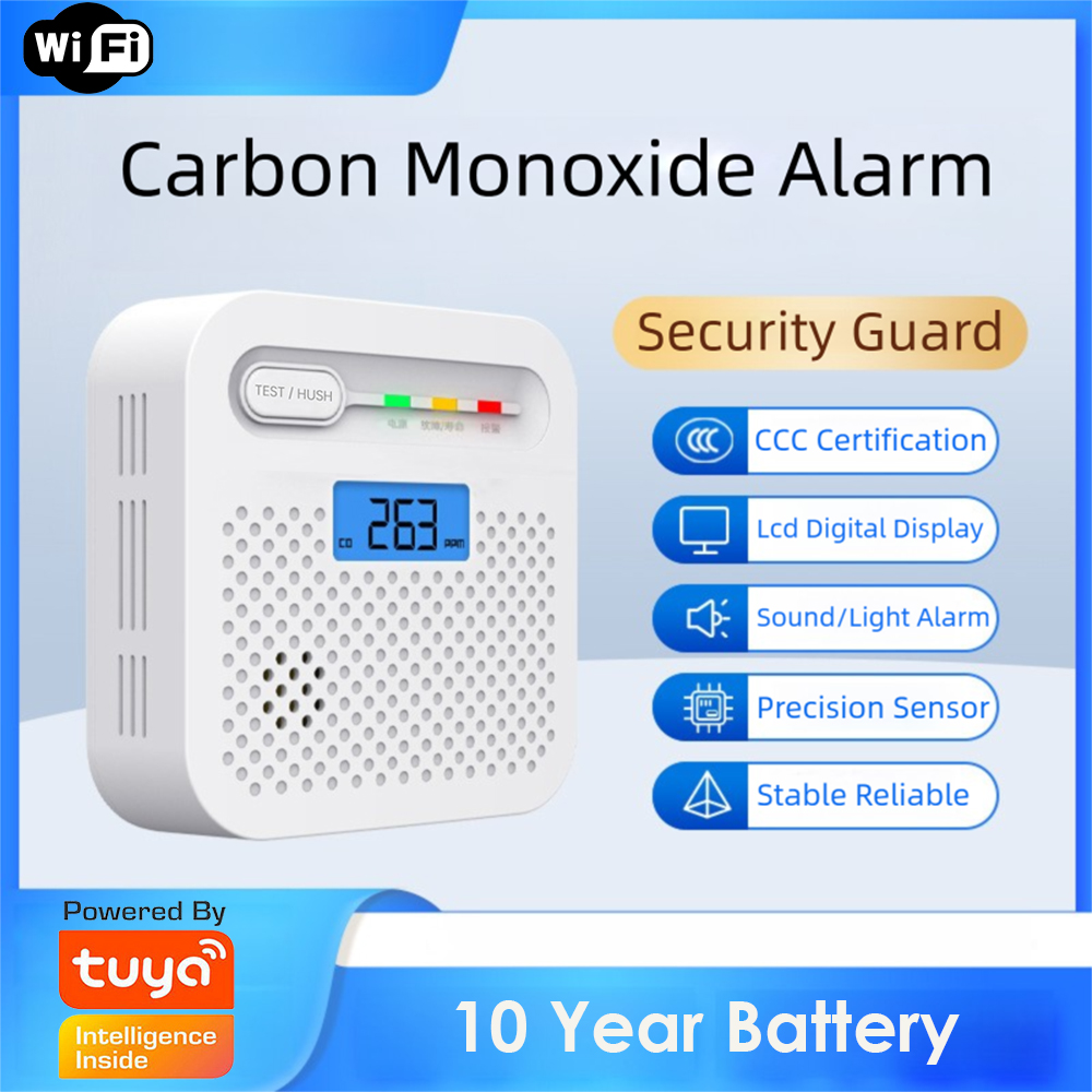 Co Detector Plug - Arumny Tuya スマート WiFi CO 検知器