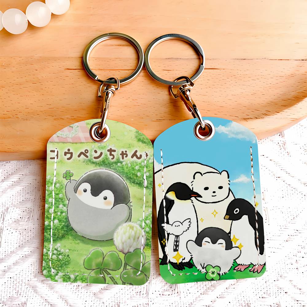 Lockbox Key Secure - 漫画 K-Ko-Koupenchan-S かわいいカードホルダー キーホルダー キーリング ドアロック