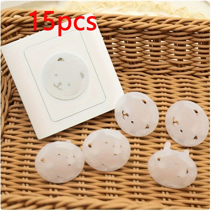 Outlet Cover Baby - 15 個ベア EU 電源ソケットコンセントベビーキッズ子供安全ガード保護抗感電プラグプロテクターカバー
