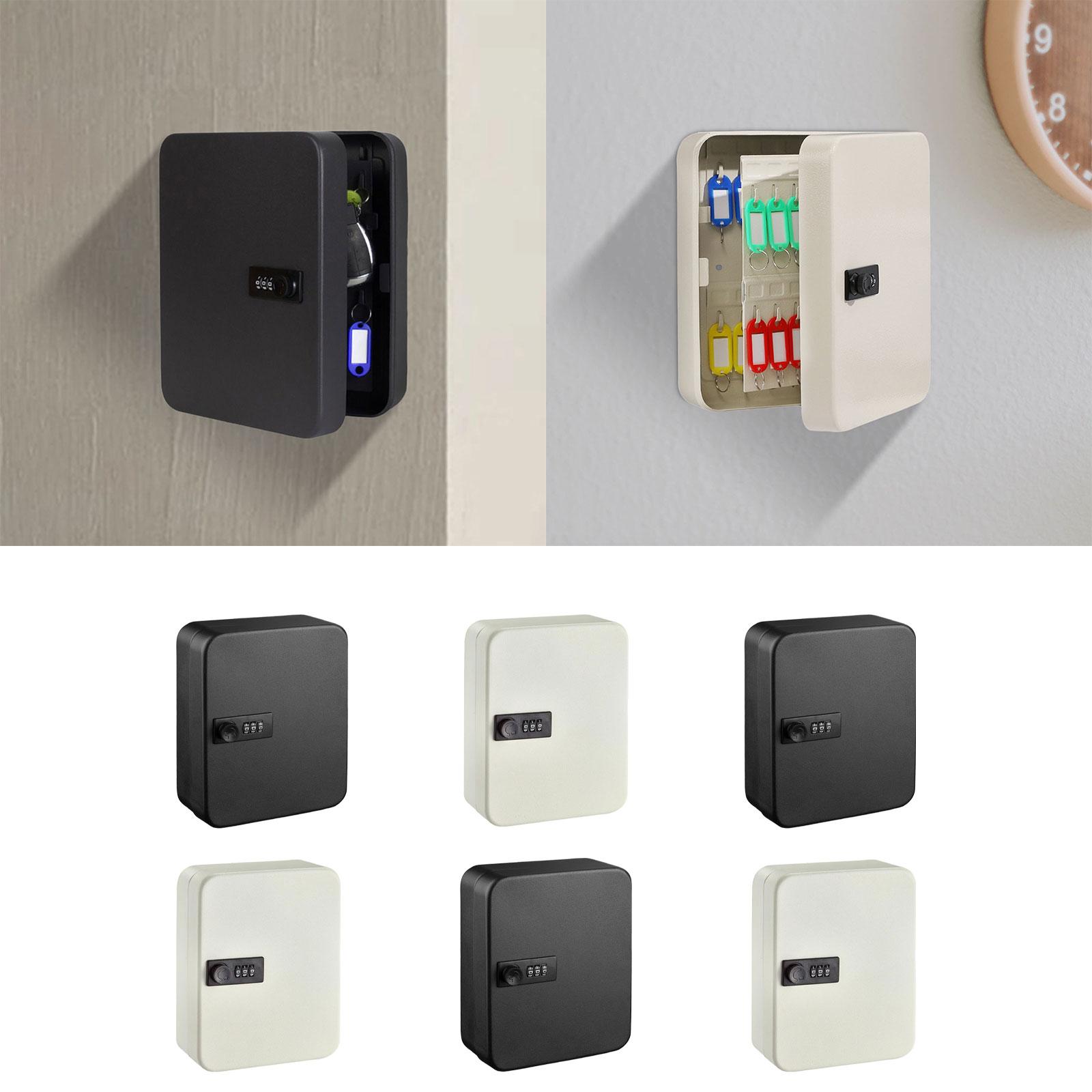 Lockbox Key Secure - キーロックボックス メタルセキュリティキーボックス コード付きキーキャビネット コンビネーションロック付きキーキャビネット オフィス用キーホルダーボックス バレットサービス用