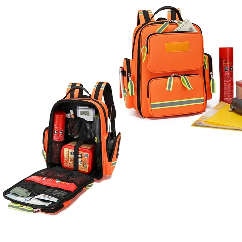 First Aid Bag Kit - 車用緊急キット、救急バックパック、防火ハンドバッグバックパック、家庭用フォローアップキット、医療用バックパック、多機能バッグ
