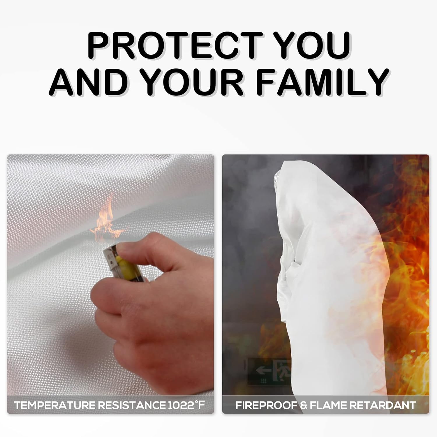 TANAN 2026 最新緊急用防火ブランケット 1枚入り  - Fire Blanket Kitchen のレビューと価格