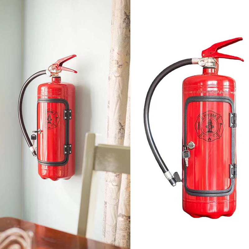 消火器形状ワインボックスオーナメント、ミニバーワインキャビネ - Fire Extinguisher Small のレビューと価格