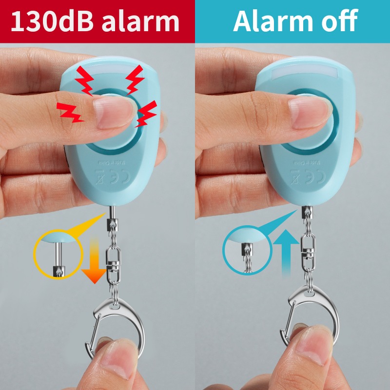 充電式パーソナルアラーム 軽量の抗狼装置付き 屋外用ポータブ - Personal Alarm Keychain のレビューと価格