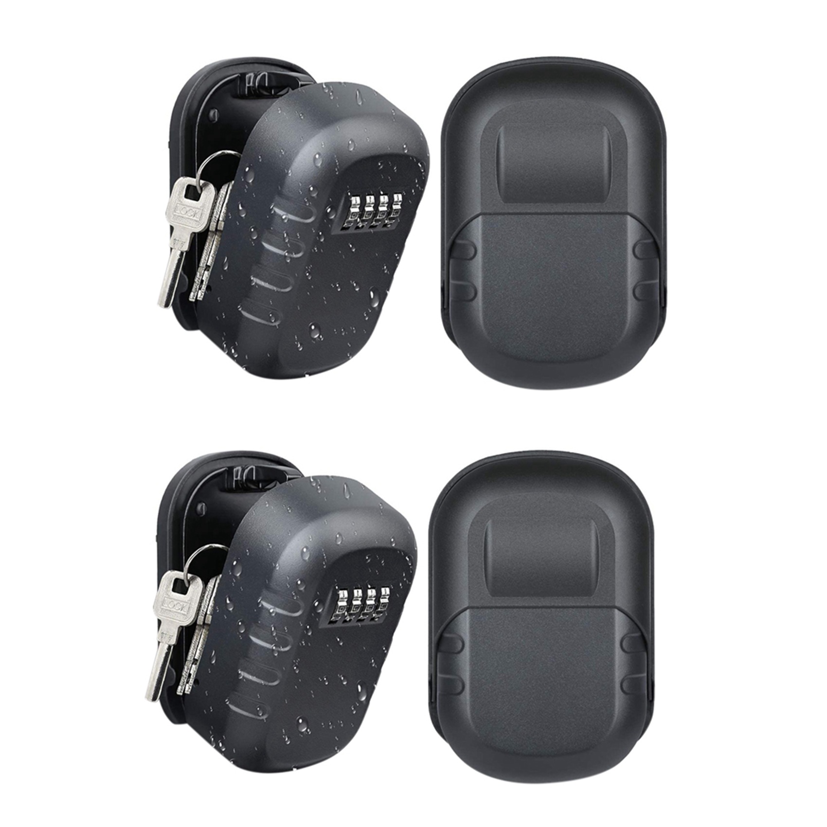 ABKN-2X キーロックボックス 壁掛け 4桁ダイヤル式  - Lockbox Key Secure のレビューと価格