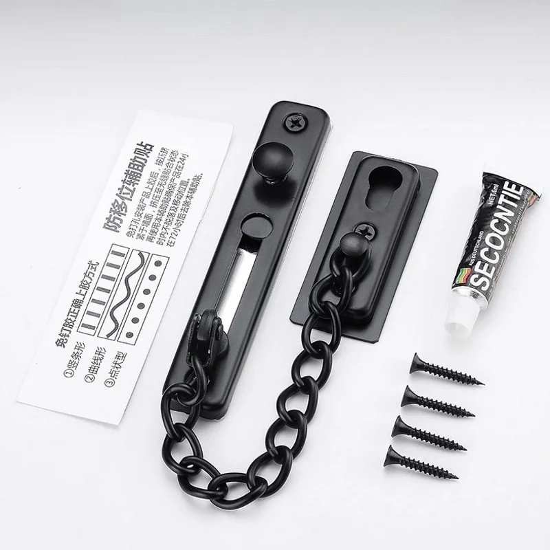 ドアチェーンロック ステンレス製セキュリティチェーンガード  - Security Chain Door のレビューと価格