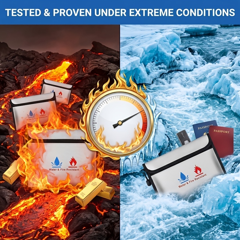 断熱耐火防水収納ケース、重要書類、モバイルバッテリー、貴重品 - Fire Safe Document のレビューと価格