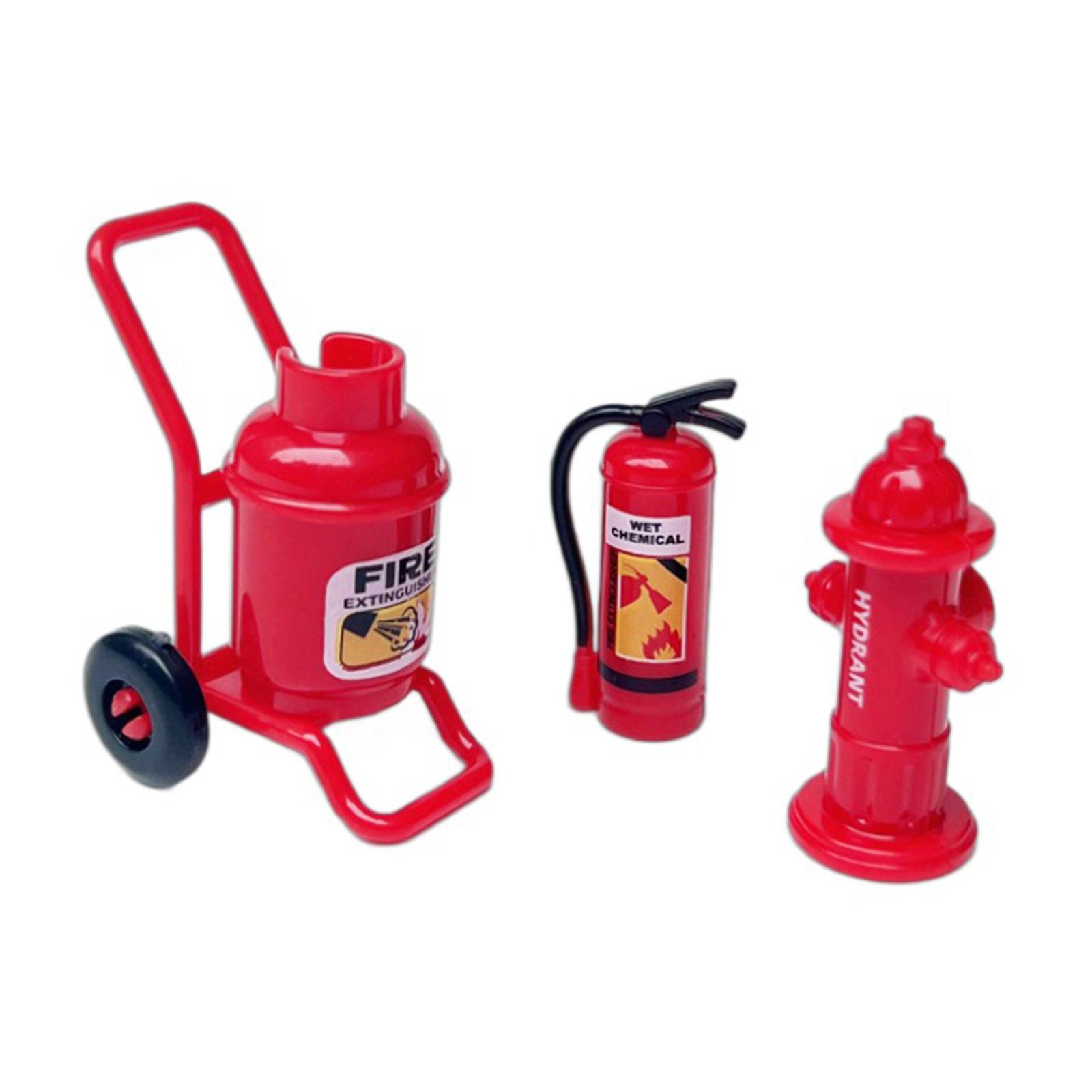ドールハウスミニチュア消火栓消火器おもちゃセット 1:12  - Fire Extinguisher Small のレビューと価格