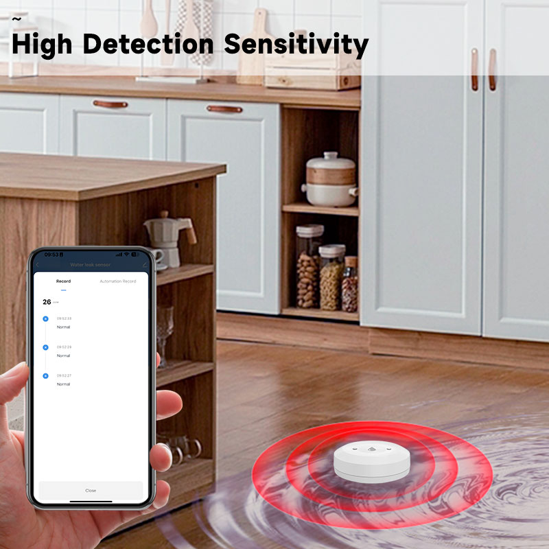 Tuya Zigbee-水浸センサー,インテリジェントライフ - Water Alarm Sensor のレビューと価格