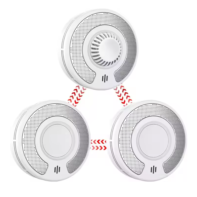 ワイヤレス連動煙および熱警報器、10 年間密閉型バッテリー、 - Smoke Detector Interconnected のレビューと価格