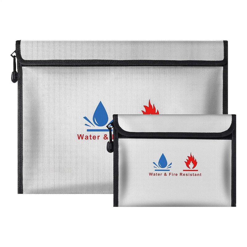 耐火ドキュメントバッグ耐火封筒現金用 2 サイズ保護防水耐火 - Fire Safe Document のレビューと価格