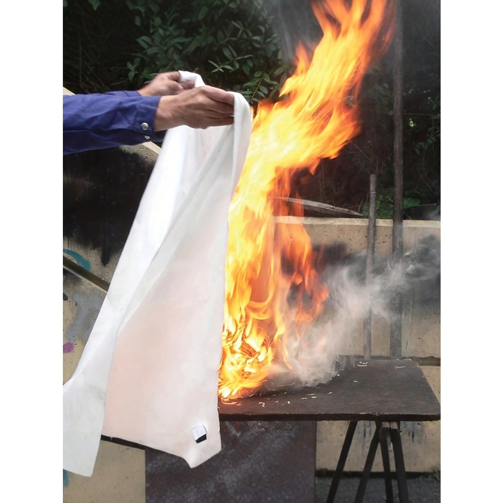 防火ブランケット 39.37 X 39.37 インチ 緊急用 - Fire Blanket Kitchen のレビューと価格