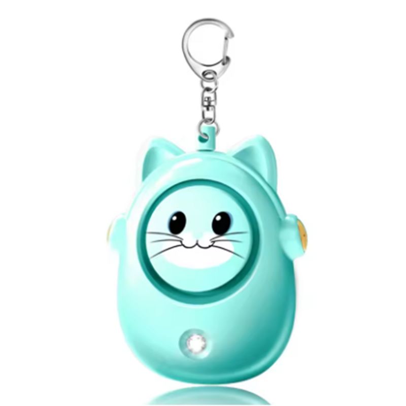 かわいい猫型パーソナルアラーム、女性用防犯グッズ、屋外用子供 - Personal Alarm Keychain のレビューと価格