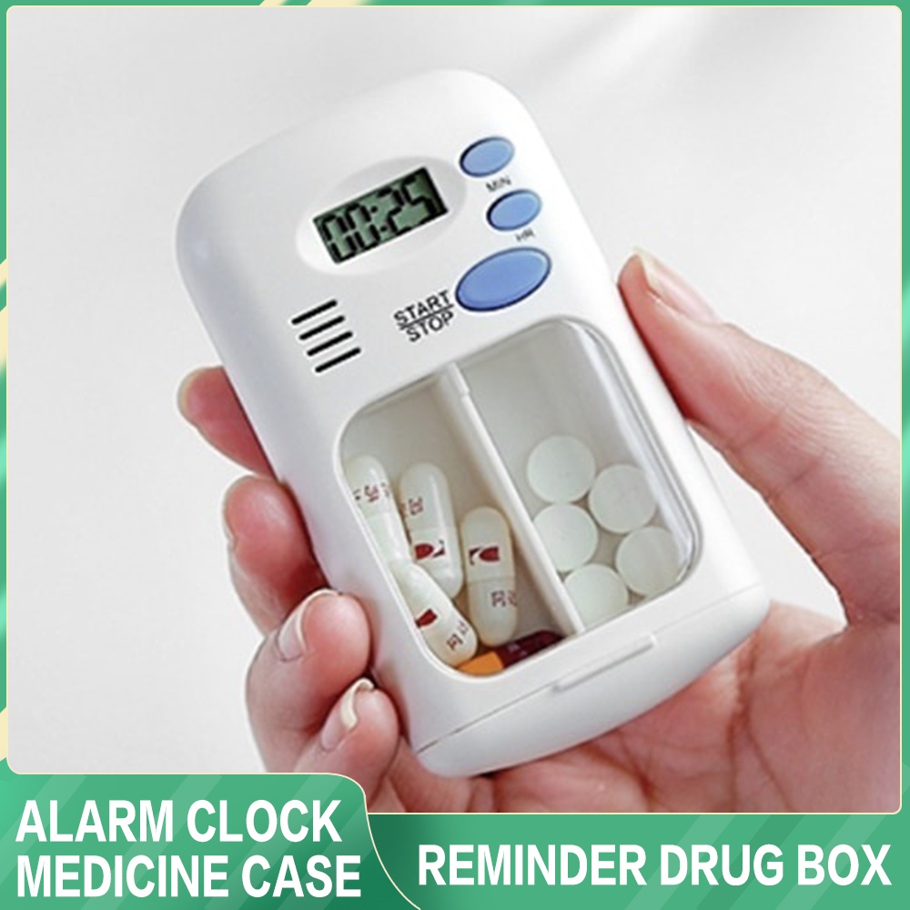 ミニポータブルピルリマインダー薬物アラームタイマー電子ボック - Medicine Cabinet Lock のレビューと価格
