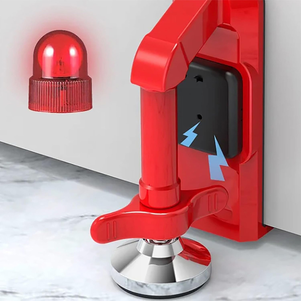 バッテリー駆動アラームドアストッパードアロック女性のためのセ - Door Stop Alarm のレビューと価格