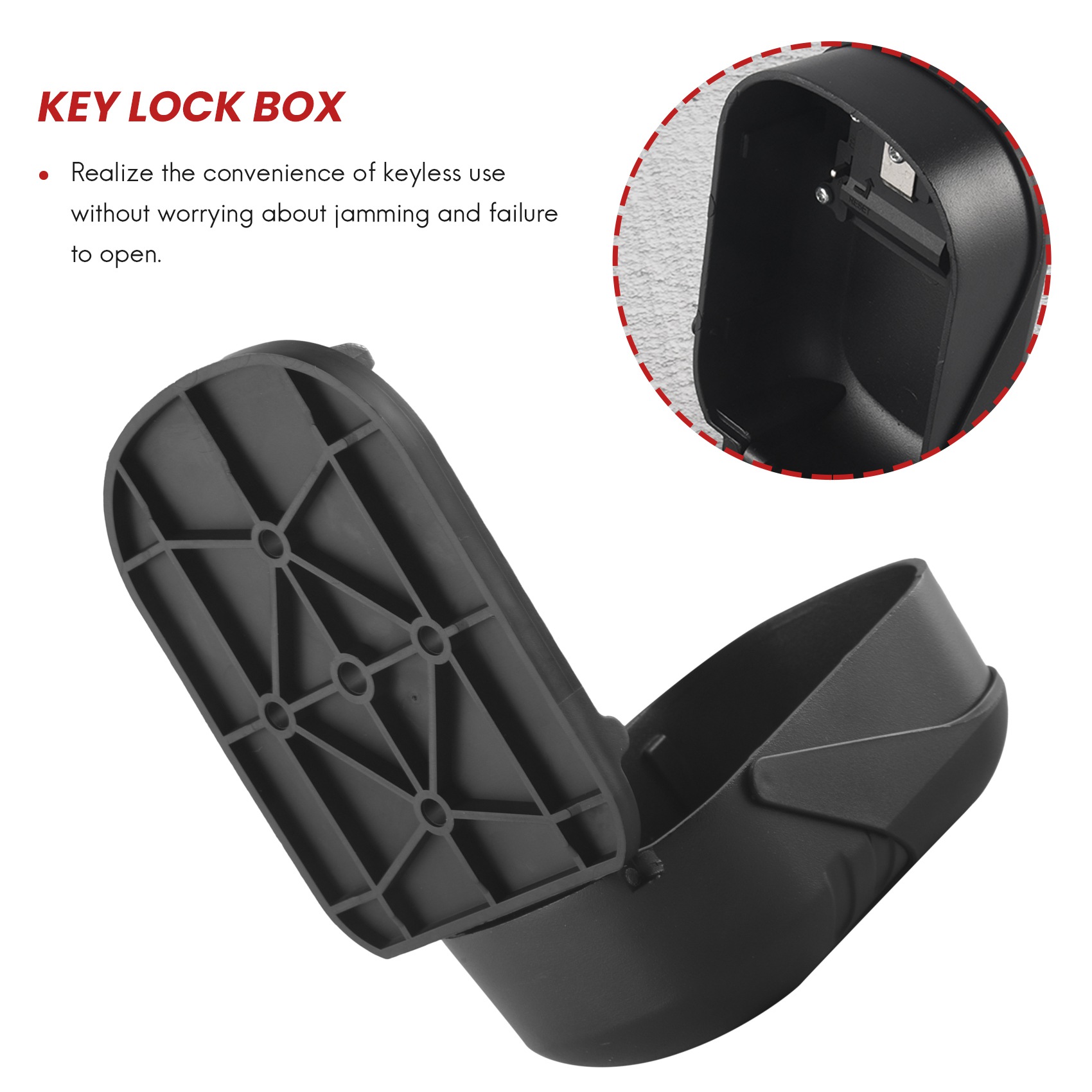 B27B キーロックボックス壁取り付け 4 桁コンビネーショ - Lockbox Key Secure のレビューと価格