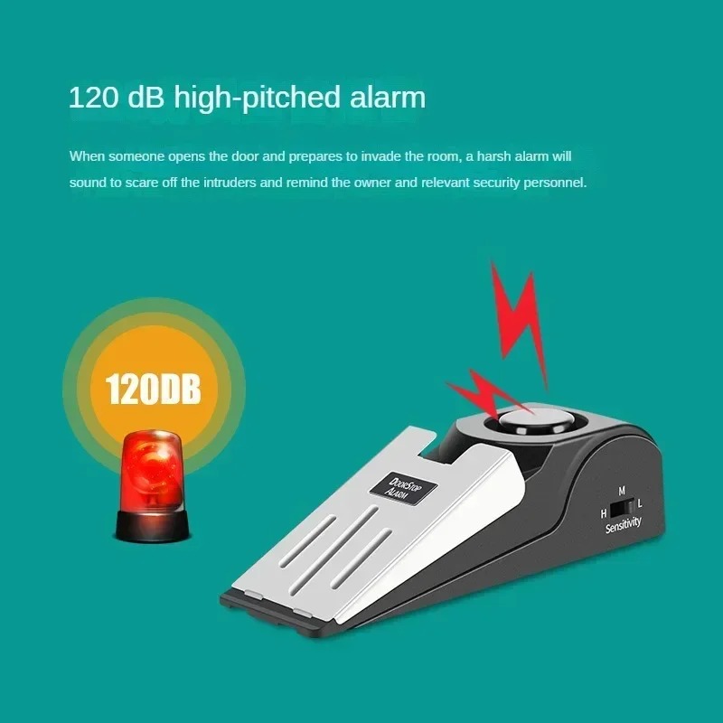 携帯型ドアストップセキュリティアラーム、ホテル用ドアプラグ、 - Door Stop Alarm のレビューと価格