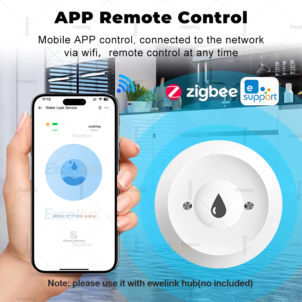 Ewelink Zigbee 3.0 水センサー警報水洪水漏 - Water Alarm Sensor のレビューと価格