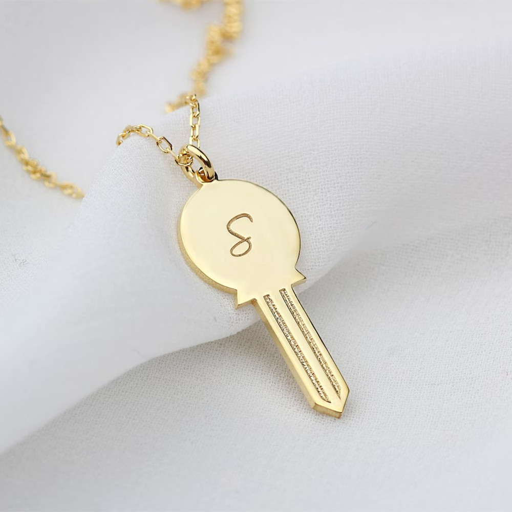 カスタムデリケートキーネックレス ステンレス製 パーソナライ - Personal Alarm Keychain のレビューと価格
