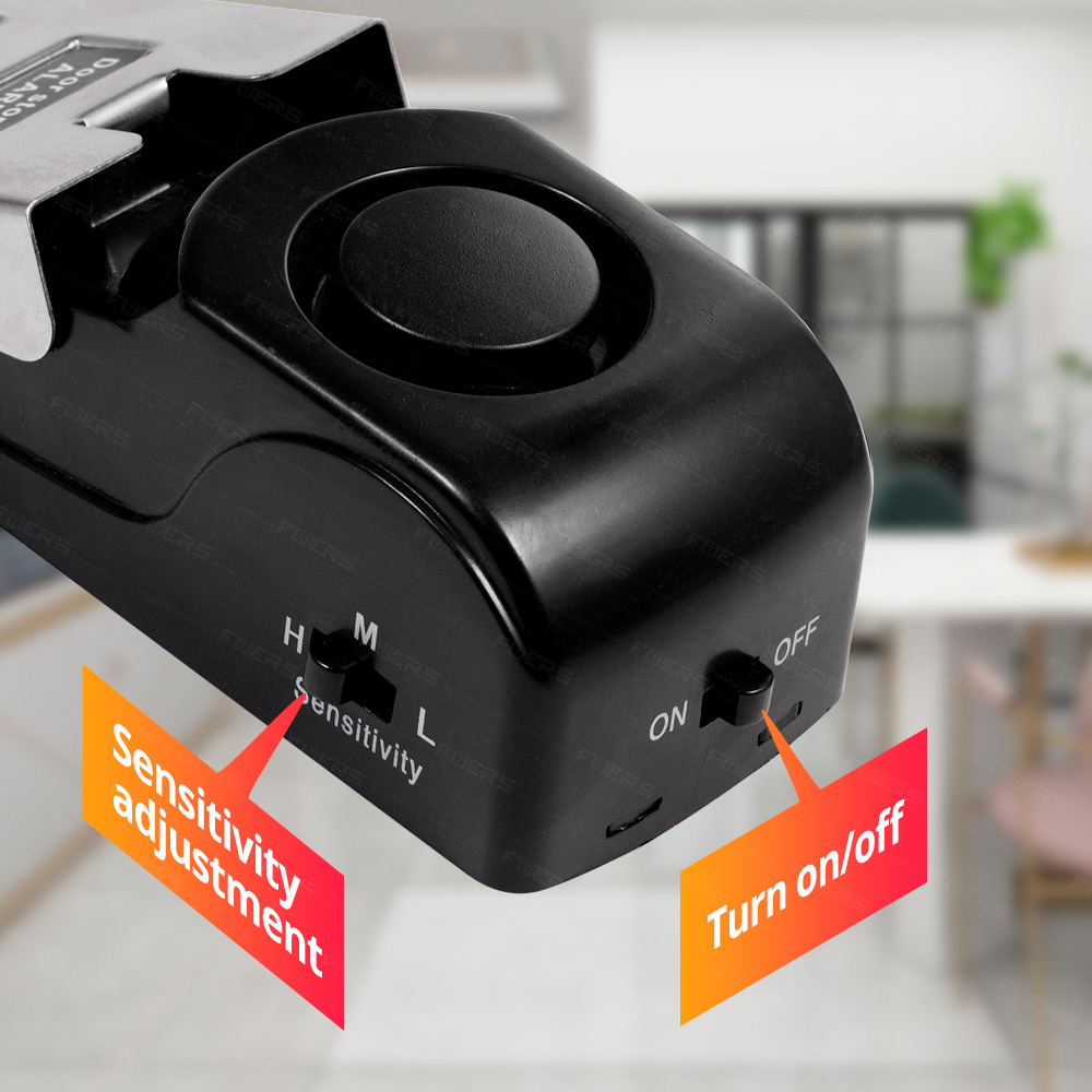 FUERS ドアストップアラームシステム 120dB 大音量 - Door Stop Alarm のレビューと価格