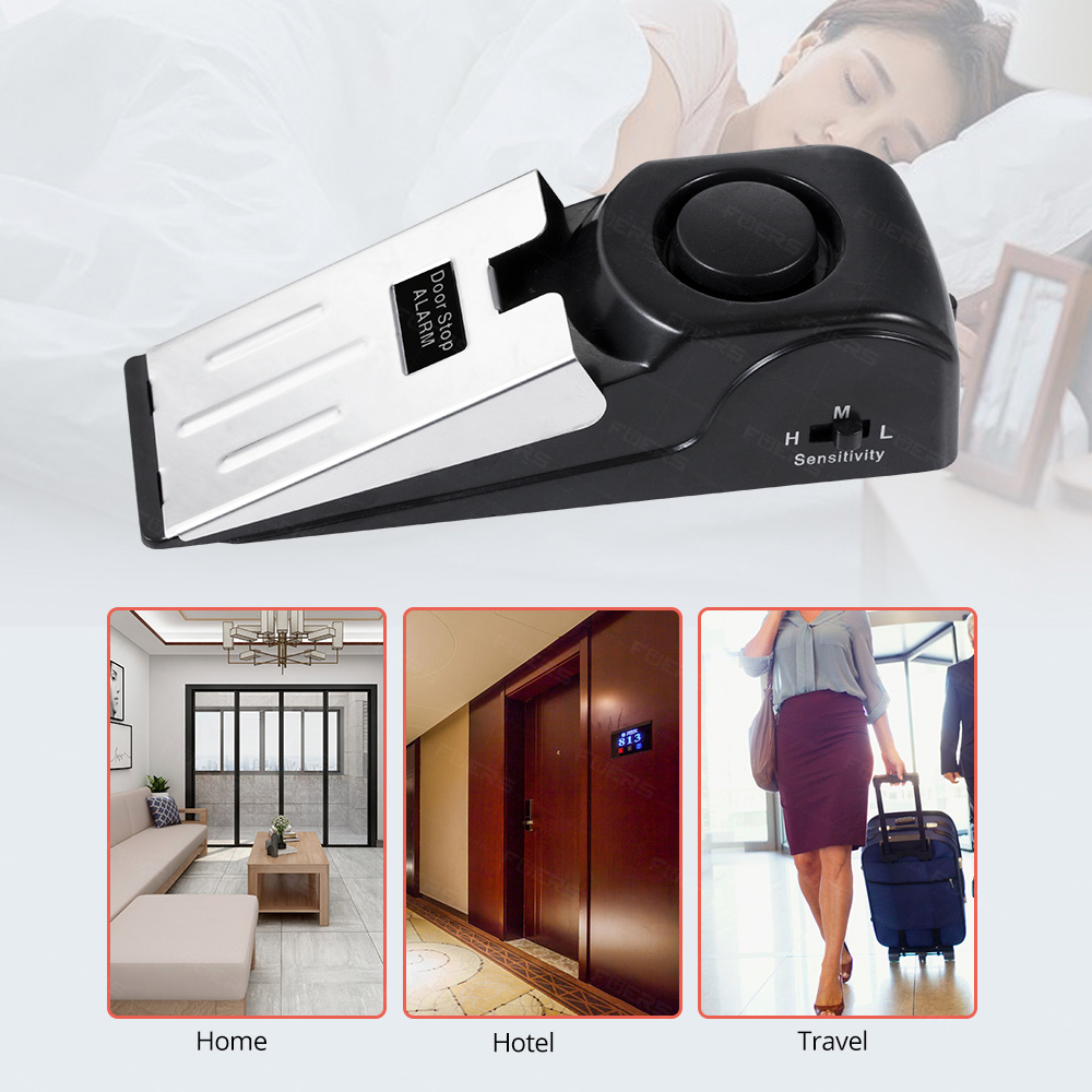 FUERS ドアストップアラームシステム 120dB 大音量 - Door Stop Alarm のレビューと価格