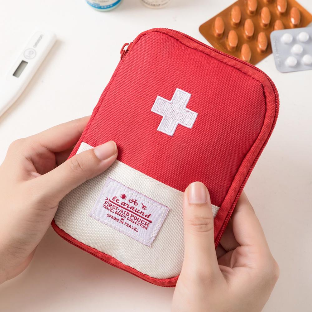 ポータブル救急医療キット旅行アウトドアキャンプ緊急薬収納バッ - First Aid Bag Kit のレビューと価格