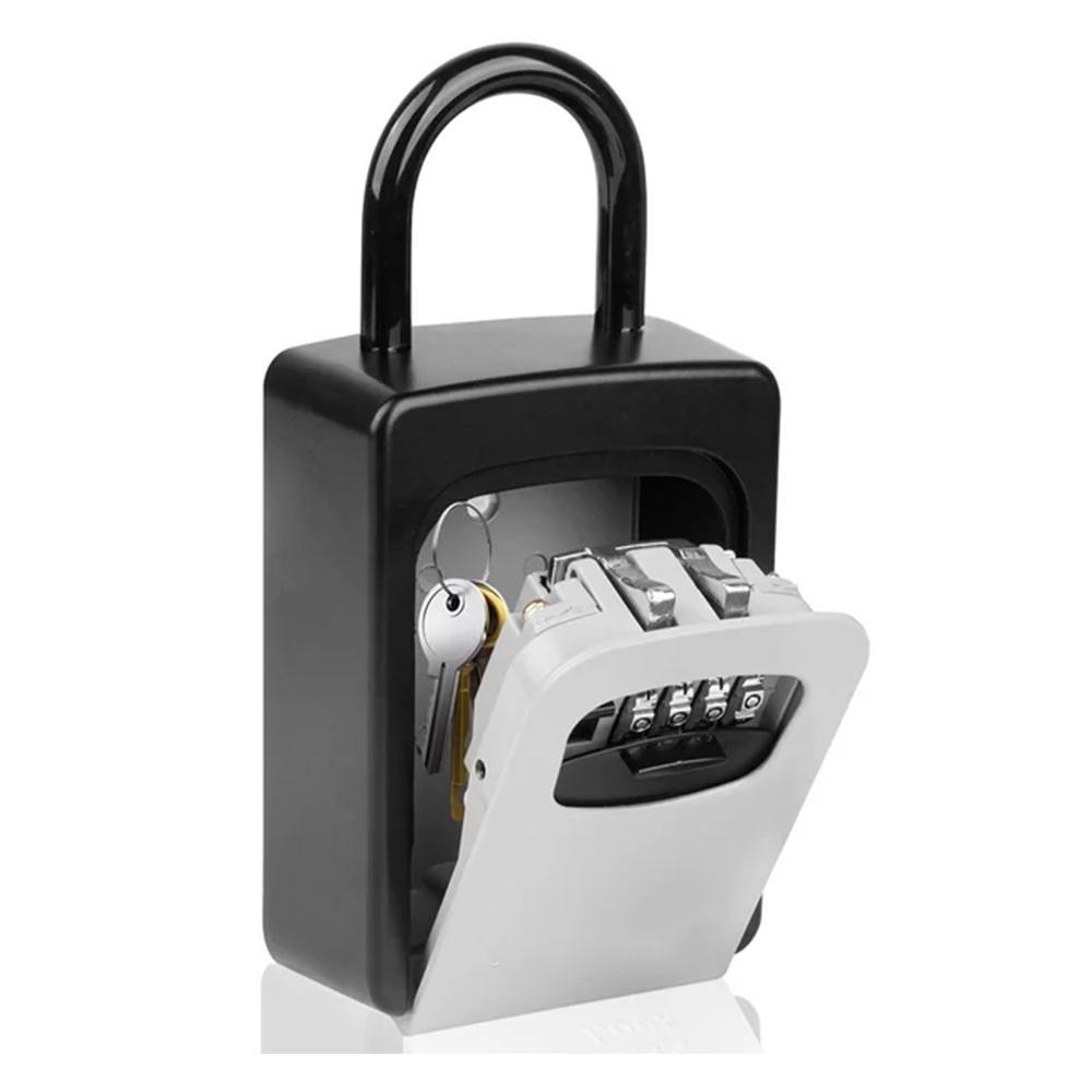壁掛けキーロックボックス 4桁パスワードコードセキュリティロ - Lockbox Key Secure のレビューと価格