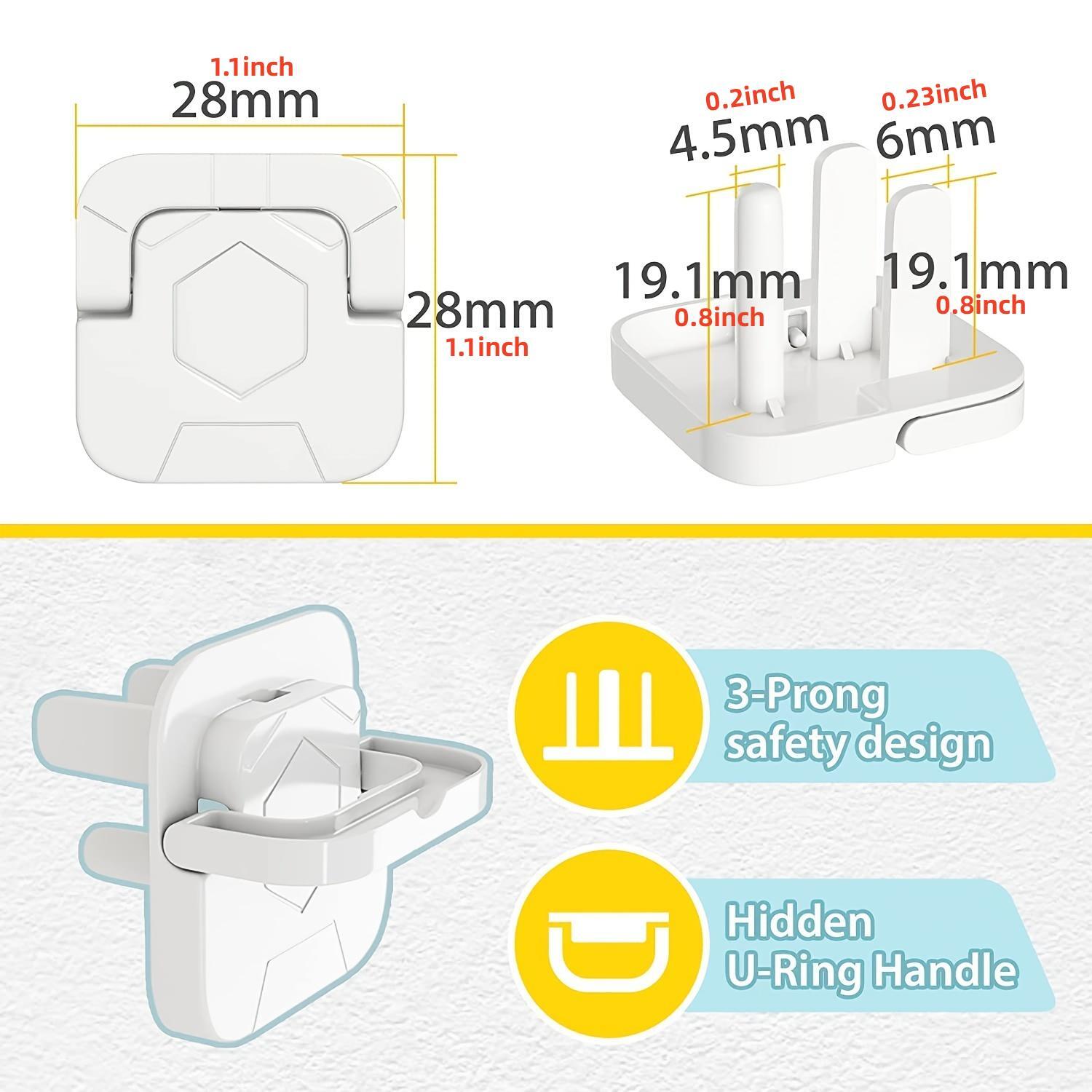 簡単設置 赤ちゃん用電気ショック防止コンセントカバー 防塵テ - Outlet Cover Baby のレビューと価格