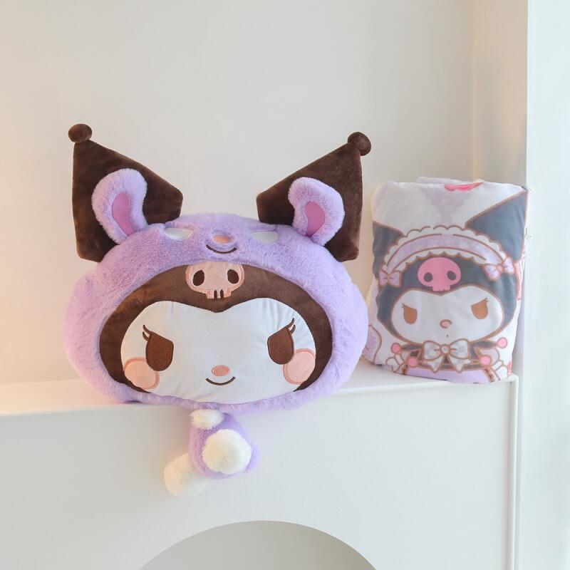 サンリオ漫画かわいいクロミ枕ブランケット2in1腰枕オフィス - Fire Blanket Kitchen のレビューと価格