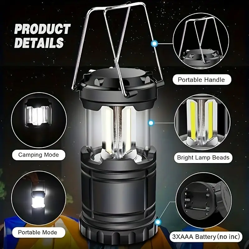 LED キャンプランタン ポータブル電池式ランプ 防水緊急ラ - Power Outage Light のレビューと価格