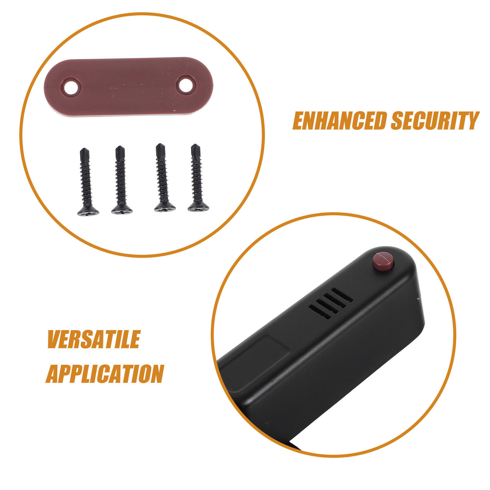 ドアストップアラームポータブル盗難防止セキュリティブロッカー - Door Stop Alarm のレビューと価格