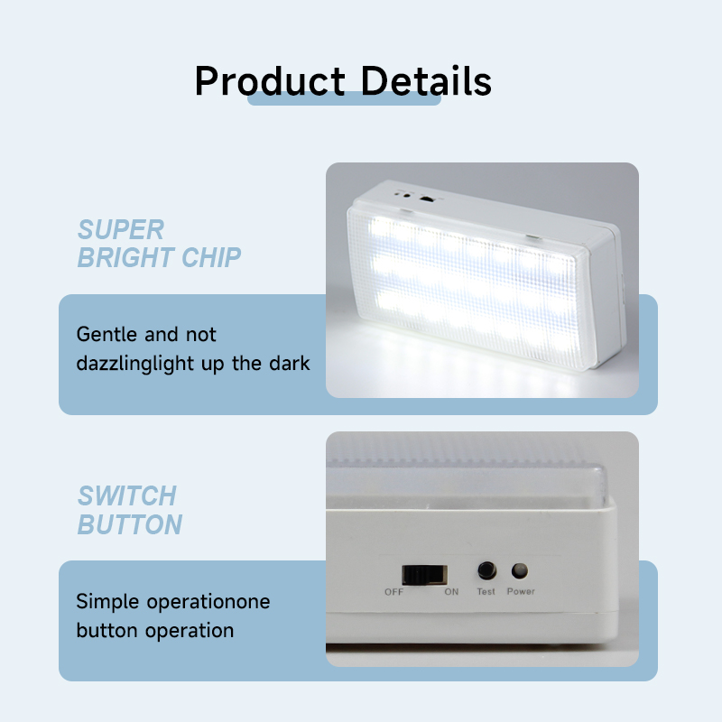 ポータブル壁掛け式非常灯、LED、エキセンシティブランプ、明 - Power Outage Light のレビューと価格