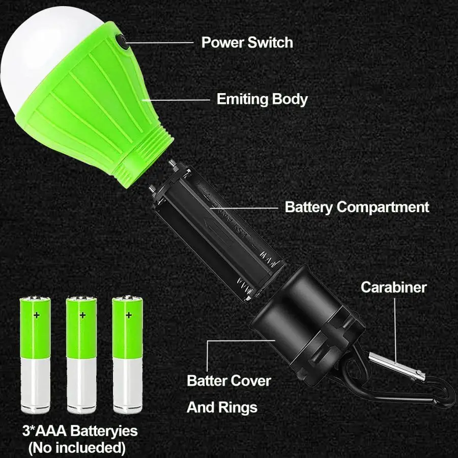 LED キャンプライトテントランプポータブル緊急ライトランタ - Power Outage Light のレビューと価格