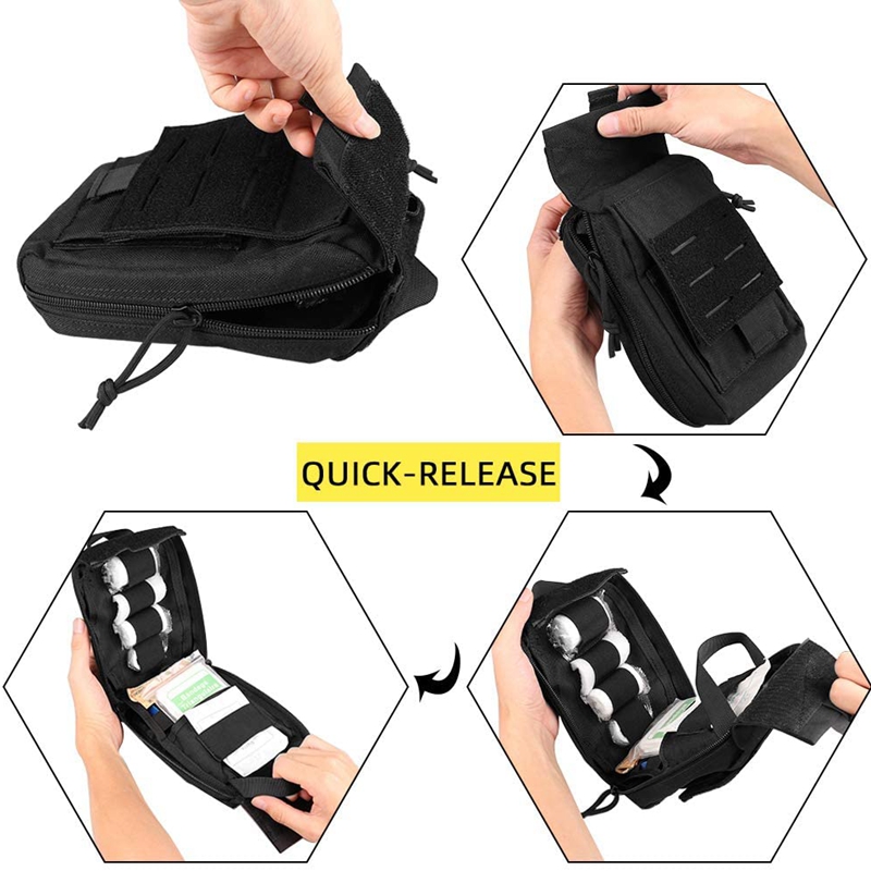 戦術的な応急処置キット,医療バッグ,緊急,キャンプ,EDCポ - First Aid Bag Kit のレビューと価格