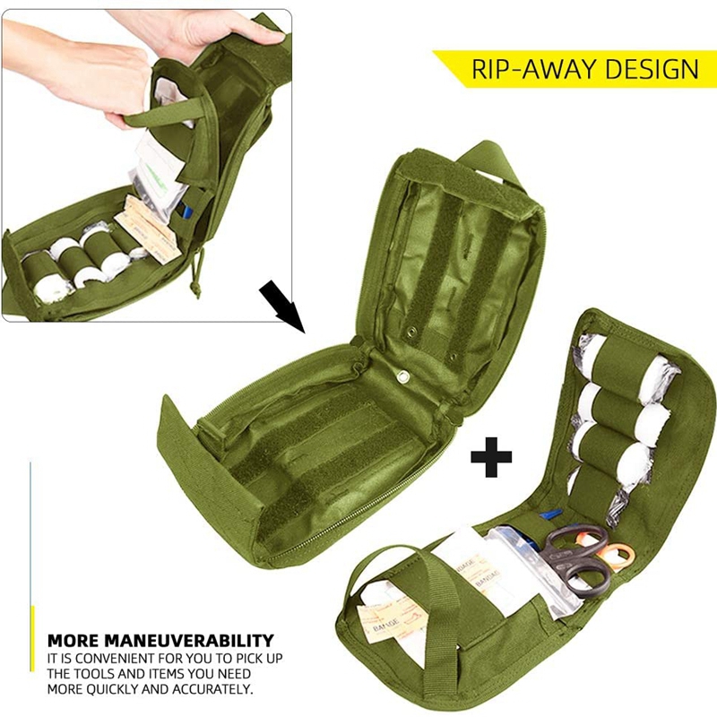 戦術的な応急処置キット,医療バッグ,緊急,キャンプ,EDCポ - First Aid Bag Kit のレビューと価格