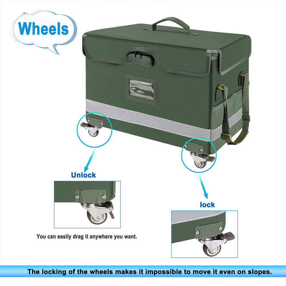 耐火保管ボックス セーフドキュメントボックス 車輪付き コン - Fire Safe Document のレビューと価格