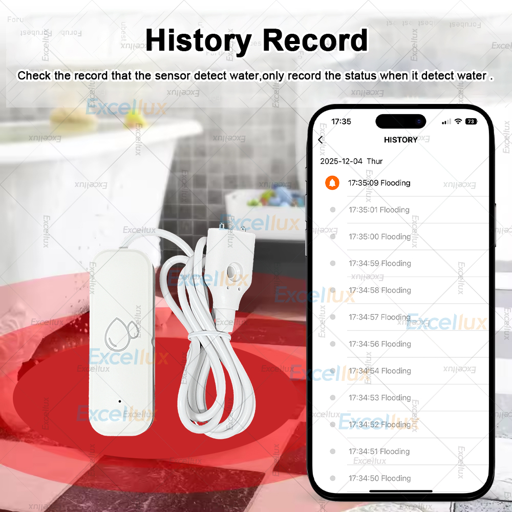 Zigbee スマート水漏れセンサー 洪水漏れ検知器 リンケ - Water Alarm Sensor のレビューと価格