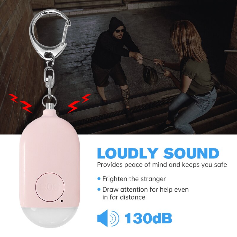 子供、高齢者、女性向け緊急SOS個人用アラーム、護身用キーホ - Personal Alarm Keychain のレビューと価格