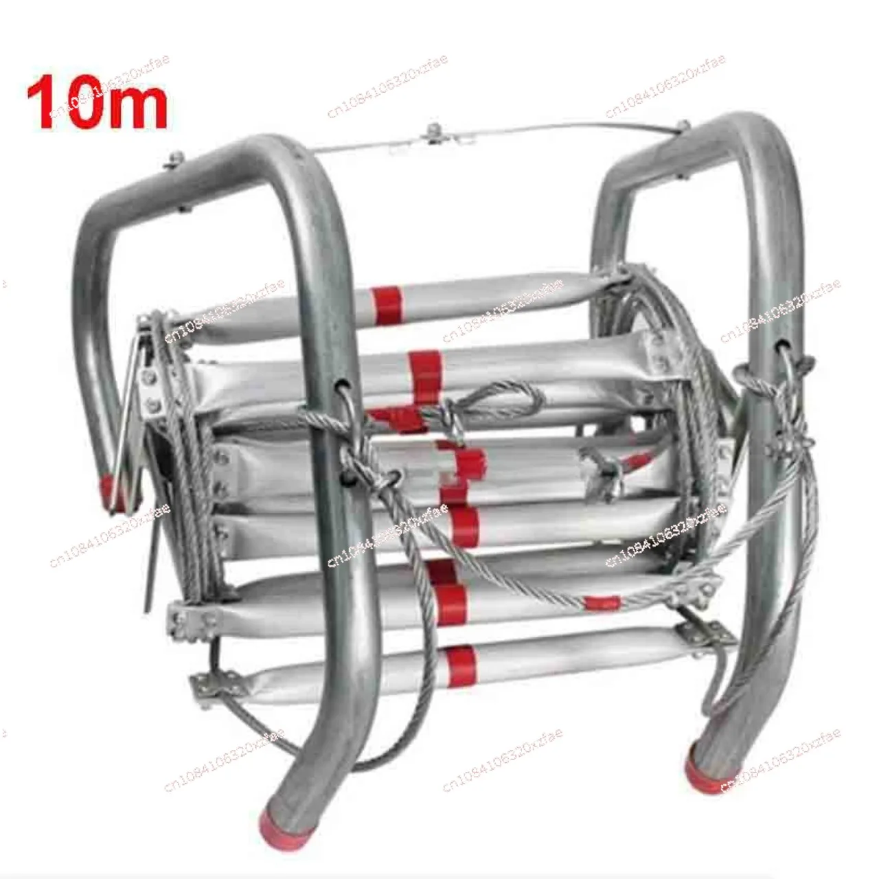 アルミ合金製鋼索登攀はしご 10メートル折りたたみ式ソフトは - Fire Escape Ladder のレビューと価格