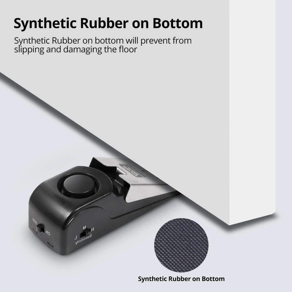 2 個ドアストップ警報ホームホテル 120dB 大声ドアスト - Door Stop Alarm のレビューと価格