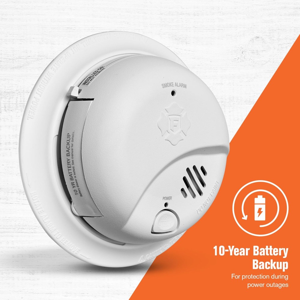 相互接続されたハードワイヤード煙感知器、10年間密閉型バッテ - Smoke Detector Interconnected のレビューと価格