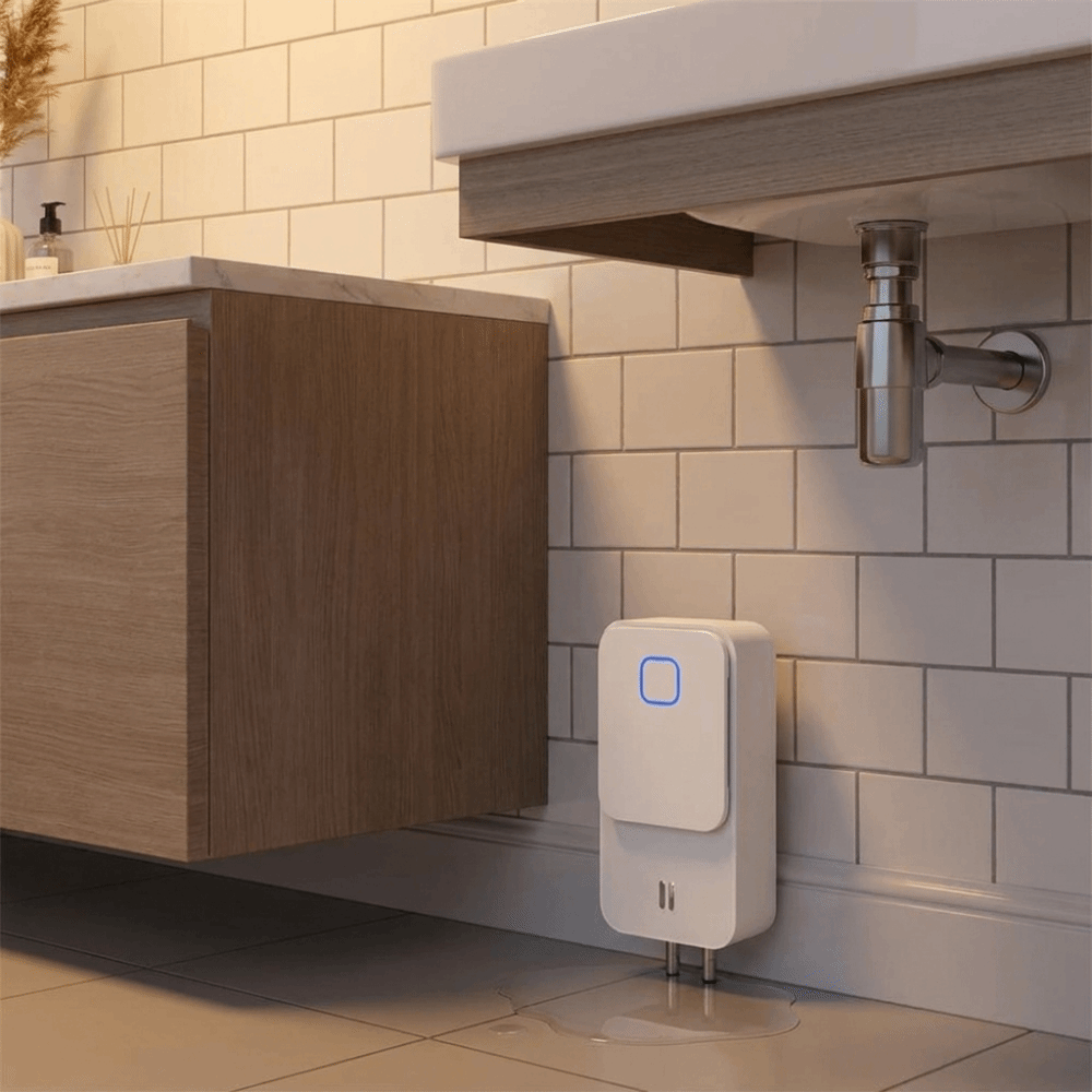 WiFi接続 WiFi水浸センサー 二重表面検知 コンパクト - Water Alarm Sensor のレビューと価格