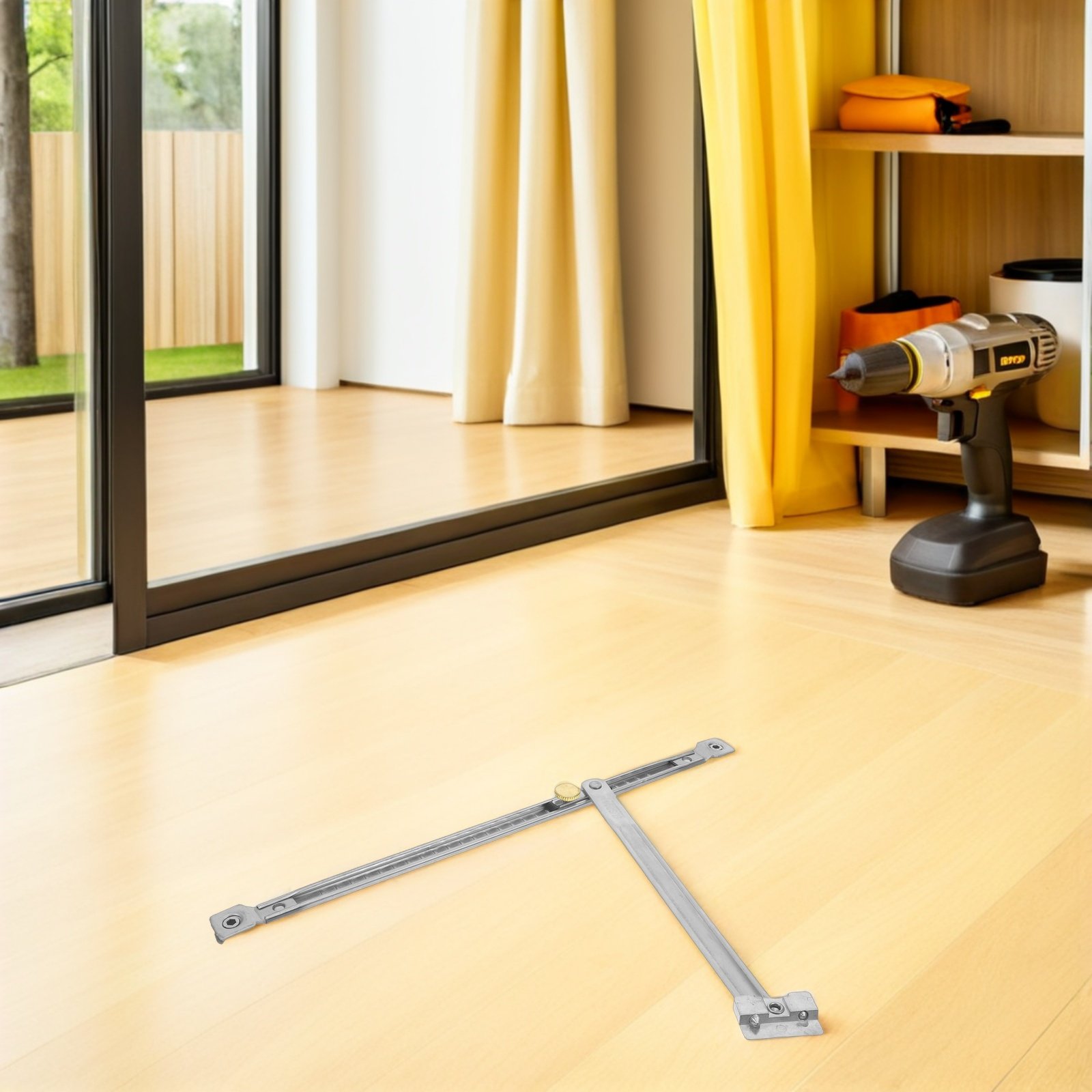 ヒンジ付き窓リミッター、開き窓制限バー、調整可能な摩擦式アパ - Window Lock Bar のレビューと価格